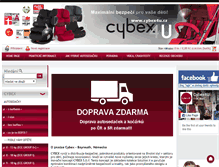 Tablet Screenshot of cybex4u.cz